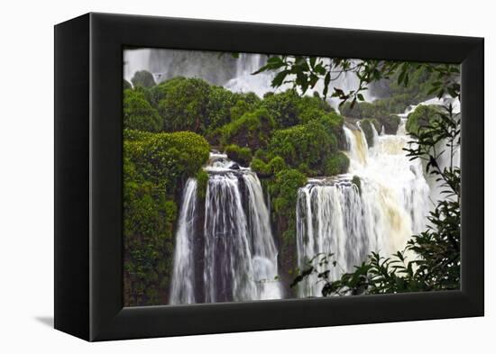 Iguazu Falls-luiz rocha-Framed Premier Image Canvas