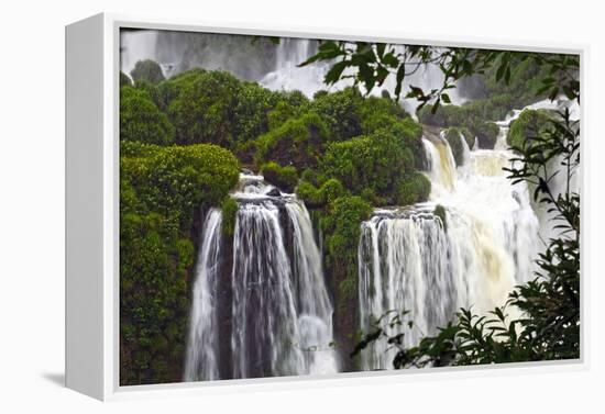 Iguazu Falls-luiz rocha-Framed Premier Image Canvas