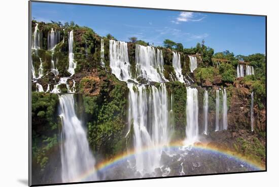 Iguazu Rainbow-Larry Malvin-Mounted Photographic Print