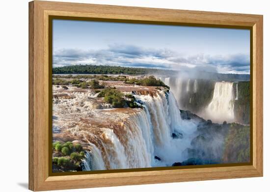Iguazu Water Fall II-Howard Ruby-Framed Premier Image Canvas