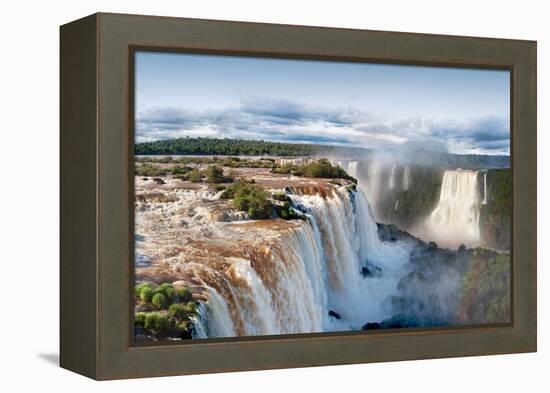 Iguazu Water Fall II-Howard Ruby-Framed Premier Image Canvas