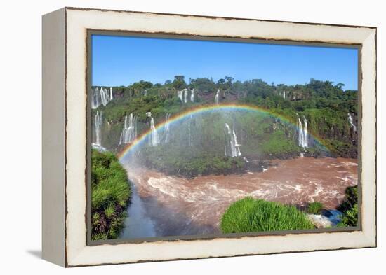 Iguazu Water Fall IIII-Howard Ruby-Framed Premier Image Canvas