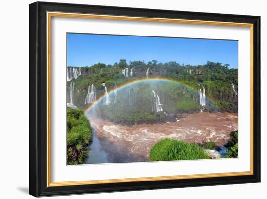 Iguazu Water Fall IIII-Howard Ruby-Framed Photographic Print