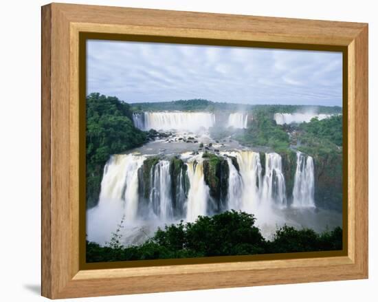 Iguazu Waterfalls in South America-Joseph Sohm-Framed Premier Image Canvas