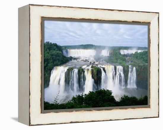 Iguazu Waterfalls in South America-Joseph Sohm-Framed Premier Image Canvas