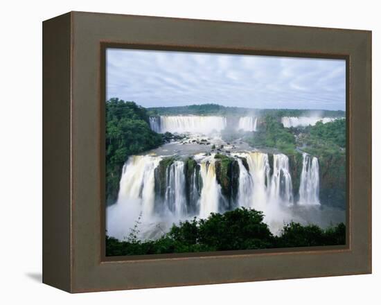 Iguazu Waterfalls in South America-Joseph Sohm-Framed Premier Image Canvas