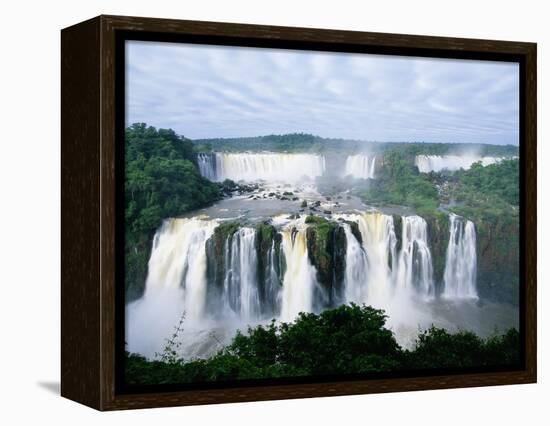 Iguazu Waterfalls in South America-Joseph Sohm-Framed Premier Image Canvas