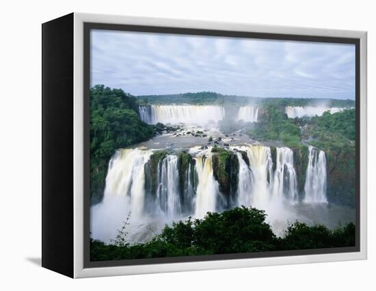 Iguazu Waterfalls in South America-Joseph Sohm-Framed Premier Image Canvas