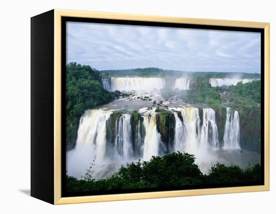 Iguazu Waterfalls in South America-Joseph Sohm-Framed Premier Image Canvas