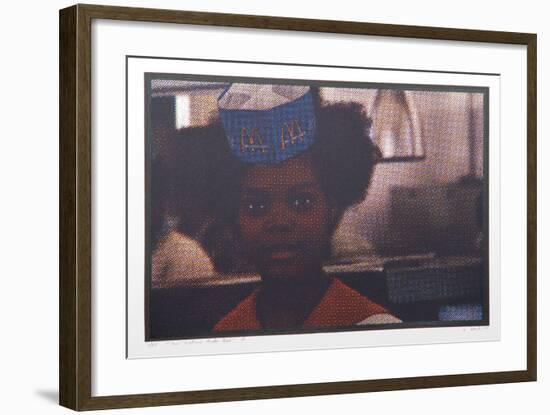 II - Cashier Girl from One Culture Under God-Larry Stark-Framed Serigraph