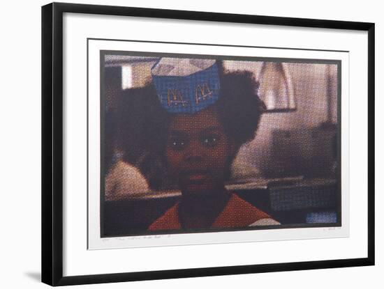 II - Cashier Girl from One Culture Under God-Larry Stark-Framed Serigraph