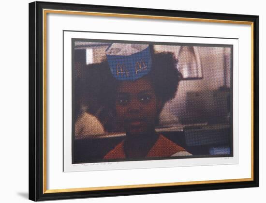 II - Cashier Girl from One Culture Under God-Larry Stark-Framed Serigraph