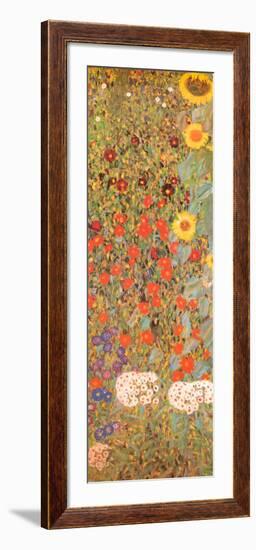 II Giardino di Campagna (detail)-Gustav Klimt-Framed Art Print