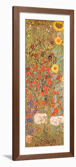 II Giardino di Campagna (detail)-Gustav Klimt-Framed Art Print