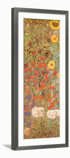 II Giardino di Campagna (detail)-Gustav Klimt-Framed Art Print