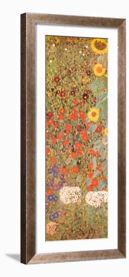 II Giardino di Campagna (detail)-Gustav Klimt-Framed Art Print