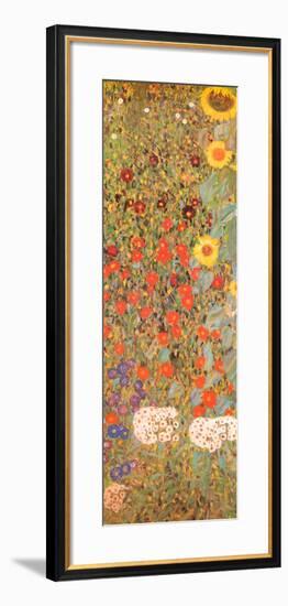 II Giardino di Campagna (detail)-Gustav Klimt-Framed Art Print