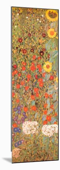 II Giardino di Campagna (detail)-Gustav Klimt-Mounted Art Print