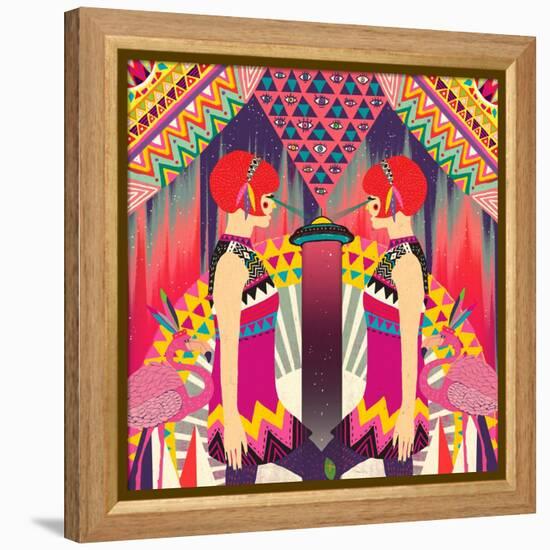 II-Diela Maharanie-Framed Stretched Canvas