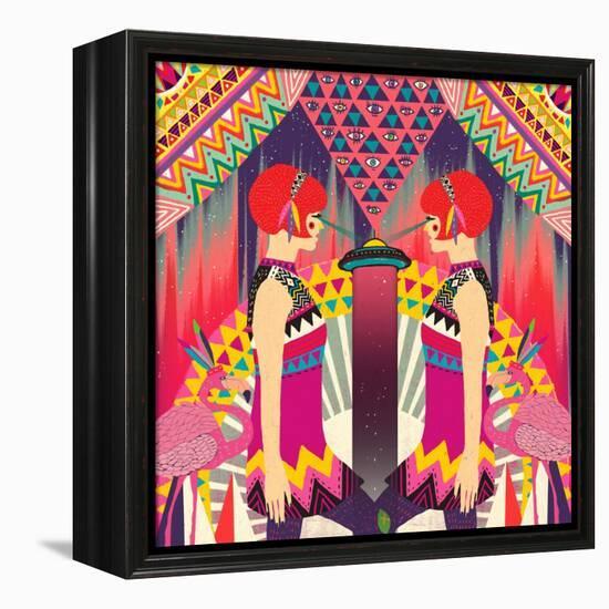 II-Diela Maharanie-Framed Stretched Canvas