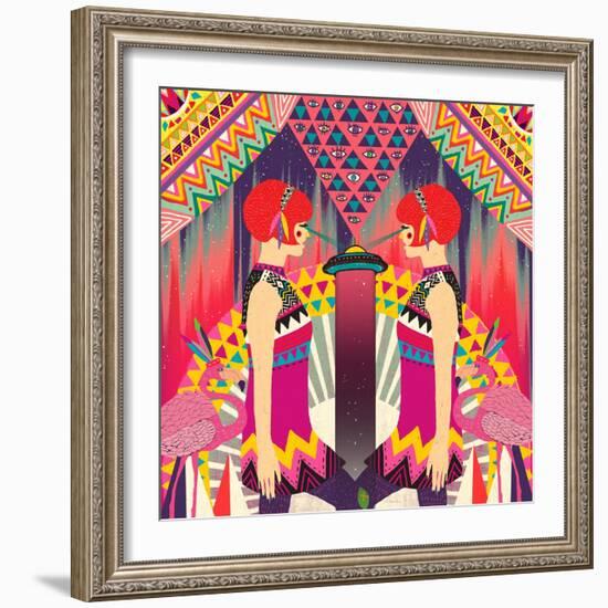 II-Diela Maharanie-Framed Art Print