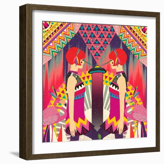 II-Diela Maharanie-Framed Art Print