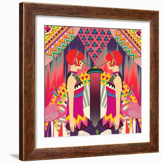 II-Diela Maharanie-Framed Art Print