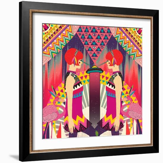 II-Diela Maharanie-Framed Art Print