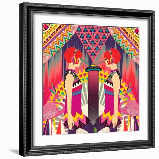 II-Diela Maharanie-Framed Art Print