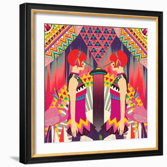 II-Diela Maharanie-Framed Art Print