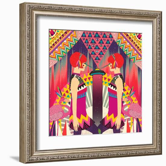 II-Diela Maharanie-Framed Art Print