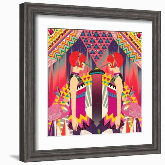 II-Diela Maharanie-Framed Art Print