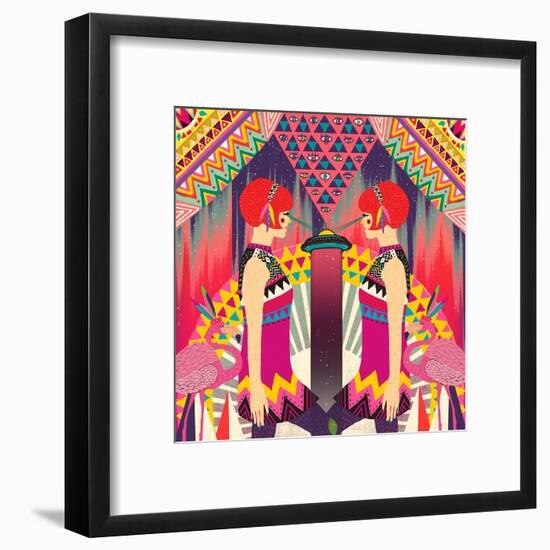 II-Diela Maharanie-Framed Art Print