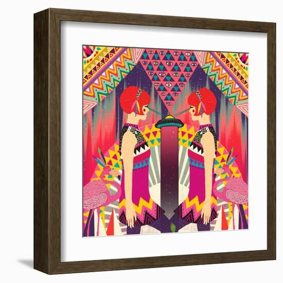 II-Diela Maharanie-Framed Art Print