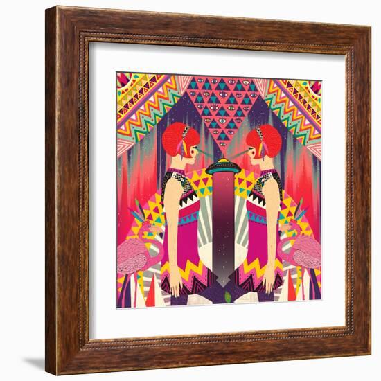 II-Diela Maharanie-Framed Art Print