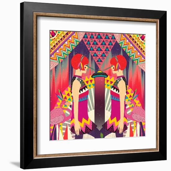 II-Diela Maharanie-Framed Art Print