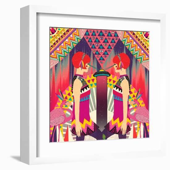 II-Diela Maharanie-Framed Art Print