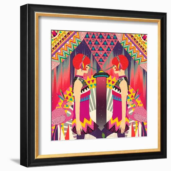 II-Diela Maharanie-Framed Art Print