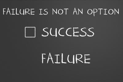 'Failure Is Not An Option' Art Print - IJdema | Art.com