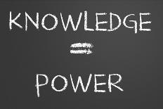 Knowledge Is Power-IJdema-Art Print