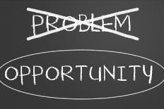 Problems Opportunity Concept-IJdema-Art Print
