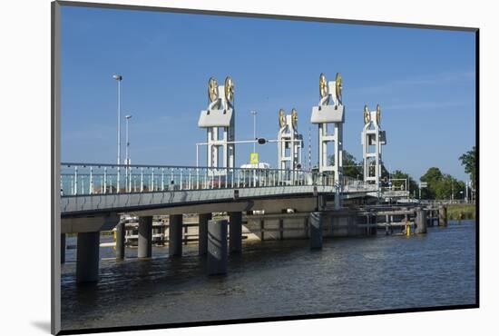 Ijssel Brucke, Town Bridge, Kampen, Holland, Europe-James Emmerson-Mounted Photographic Print