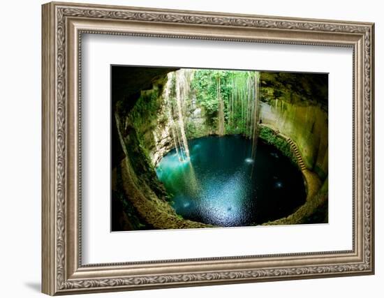 Ik-Kil Cenote, Chichen Itza, Mexico-Subbotina Anna-Framed Photographic Print