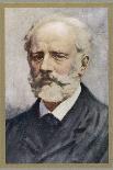 Pyotr Ilich Tchaikovsky, Russian Composer-Ik Skelton-Framed Photographic Print