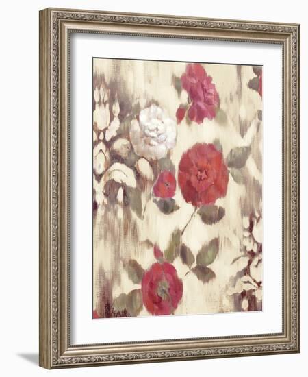 Ikat Rose II-Marietta Cohen-Framed Art Print