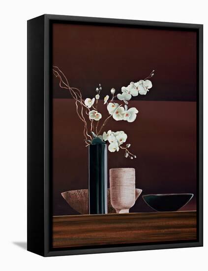 Ikebana I-Yuki Ross-Framed Stretched Canvas