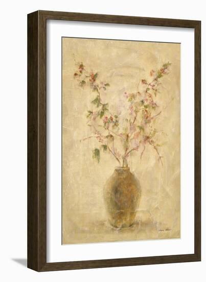 Ikebana Pink Blossoms-Cheri Blum-Framed Art Print