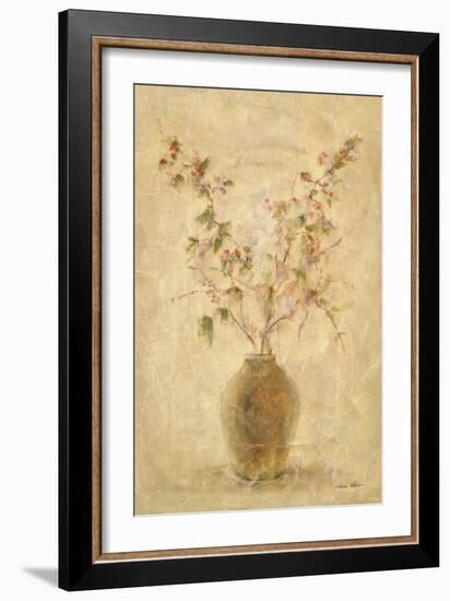 Ikebana Pink Blossoms-Cheri Blum-Framed Art Print