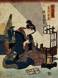 The Courtesan Hanaogi of the Ogiya House, C1825-C1835-Ikeda Eisen-Giclee Print