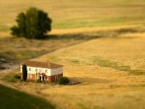 A Tilt Shifted Country House on a Cereal Field-Ikerlaes-Photographic Print
